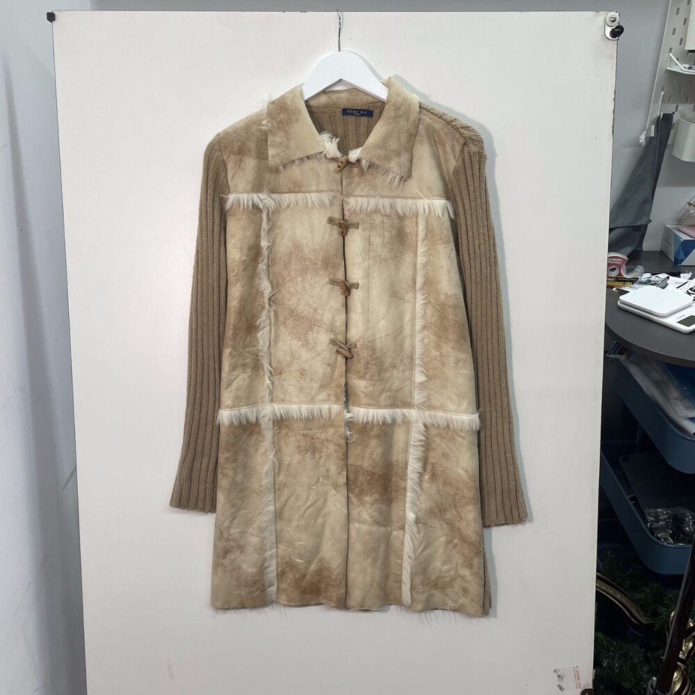 No Brand Women's Tan and Brown Coat